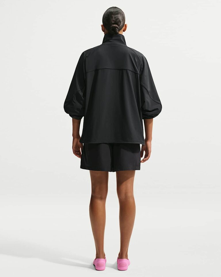 Куртка NikeSKIMS Stretch Nylon Oversized Jacket «Obsidian» Женская