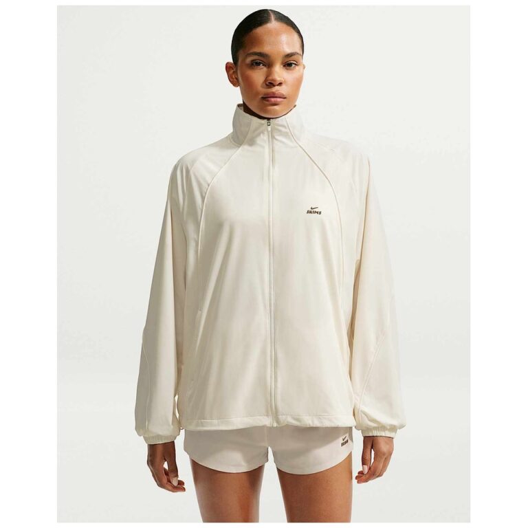 Куртка NikeSKIMS Stretch Nylon Oversized Jacket «Actv Ivory» Женская