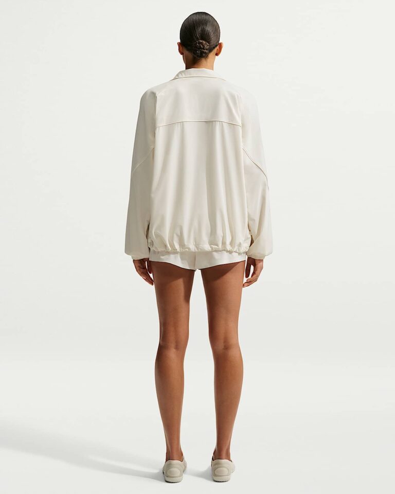 Куртка NikeSKIMS Stretch Nylon Oversized Jacket «Actv Ivory» Женская