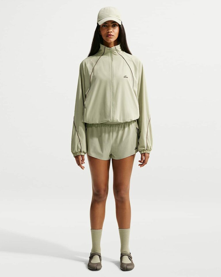 Куртка NikeSKIMS Stretch Nylon Oversized Jacket «Talc» Женская