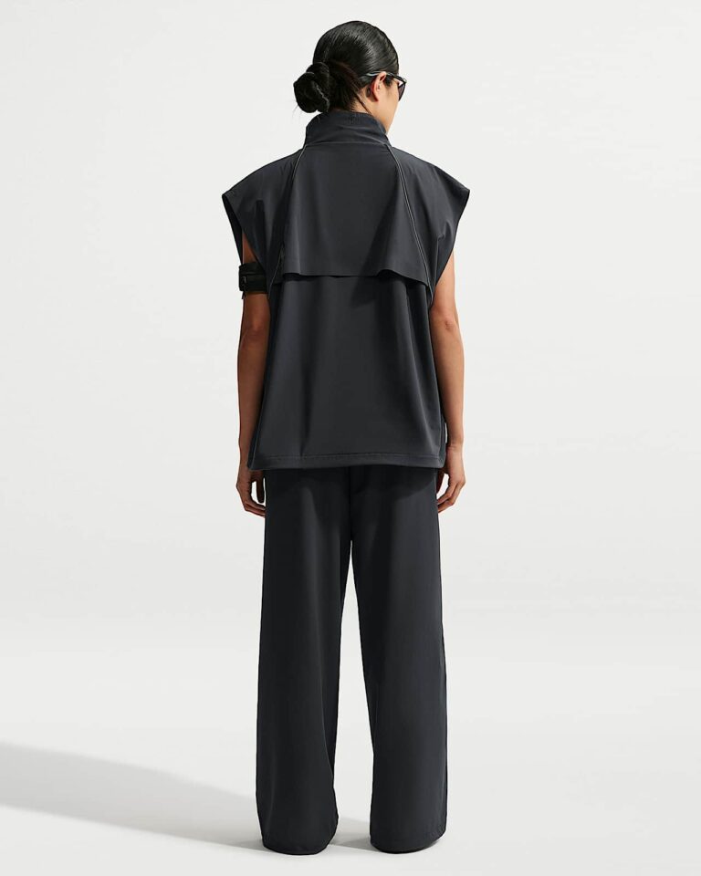 Брюки NikeSKIMS Stretch Nylon Oversized Pants «Obsidian/Olive Grey» Женская