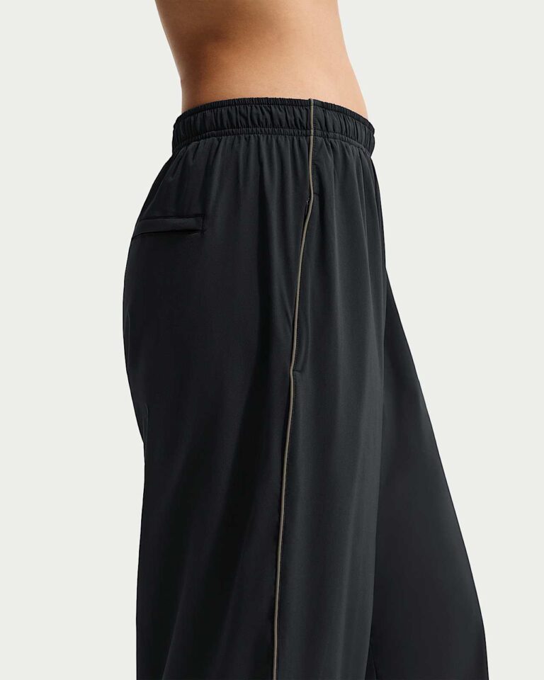 Брюки NikeSKIMS Stretch Nylon Oversized Pants «Obsidian/Olive Grey» Женская