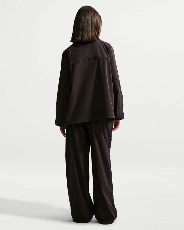 Брюки NikeSKIMS Stretch Nylon Oversized Pants «Dark Roast/Obsidian» Женская