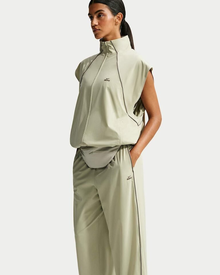 Брюки NikeSKIMS Stretch Nylon Oversized Pants «Talc» Женская