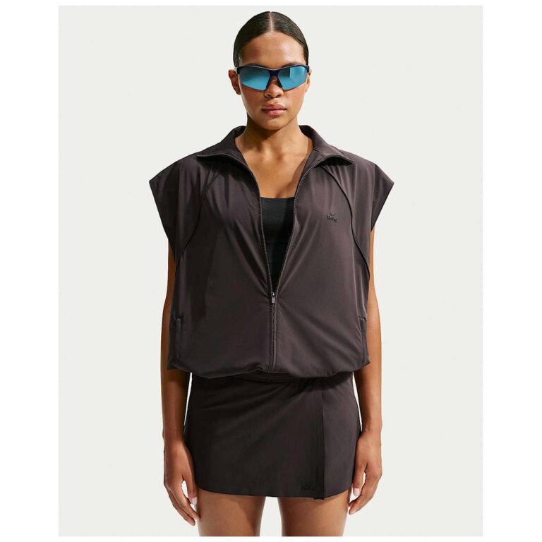 Жилет NikeSKIMS Stretch Nylon Oversized Vest «Dark Roast» Женская