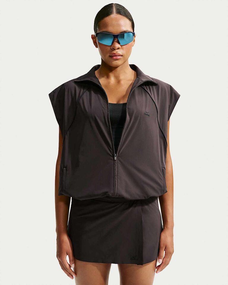 Жилет NikeSKIMS Stretch Nylon Oversized Vest «Dark Roast» Женская