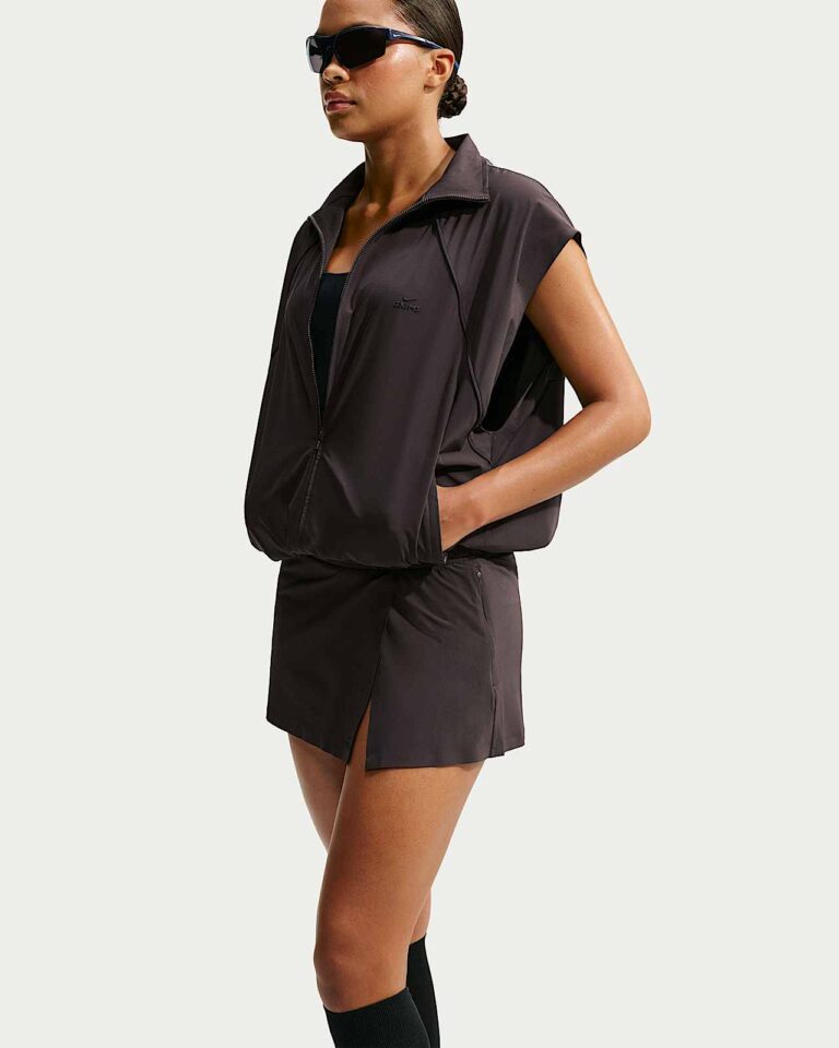 Жилет NikeSKIMS Stretch Nylon Oversized Vest «Dark Roast» Женская