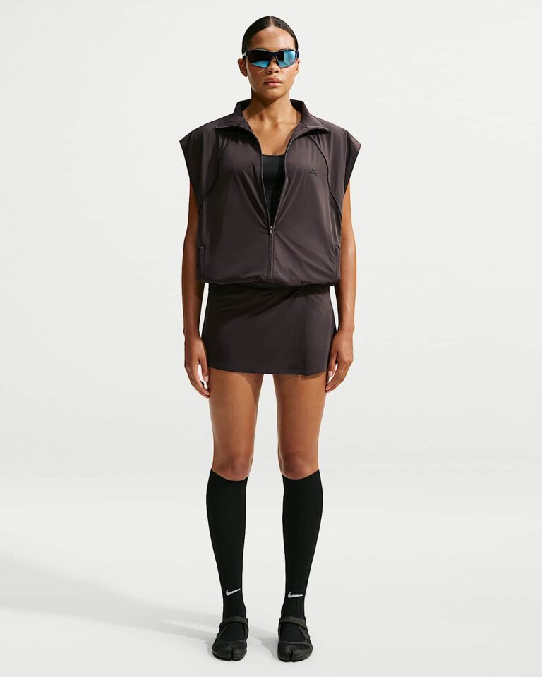 Жилет NikeSKIMS Stretch Nylon Oversized Vest «Dark Roast» Женская