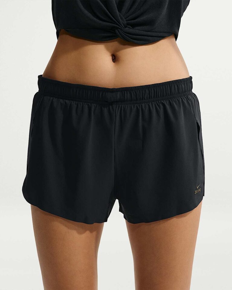 Шорты NikeSKIMS Stretch Nylon Runner Shorts «Obsidian/Olive Grey» Женская