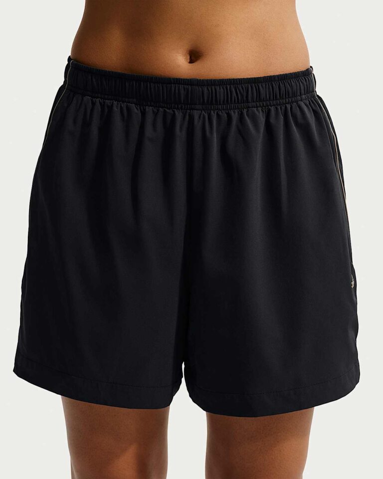 Шорты NikeSKIMS Stretch Nylon 5″ Track Shorts «Obsidian/Olive Grey» Женская