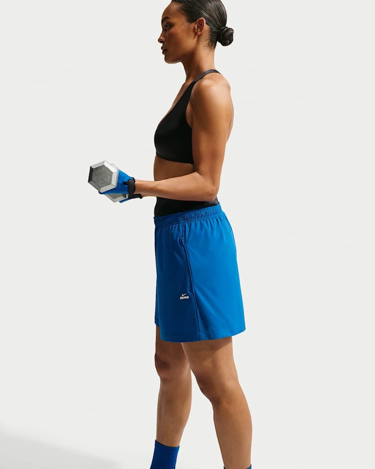 Шорты NikeSKIMS Stretch Nylon 5″ Track Shorts «Cobalt» Женская