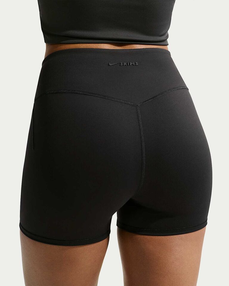 Шорты NikeSKIMS Matte High-Waisted 3″ Shorts «Obsidian» Женская
