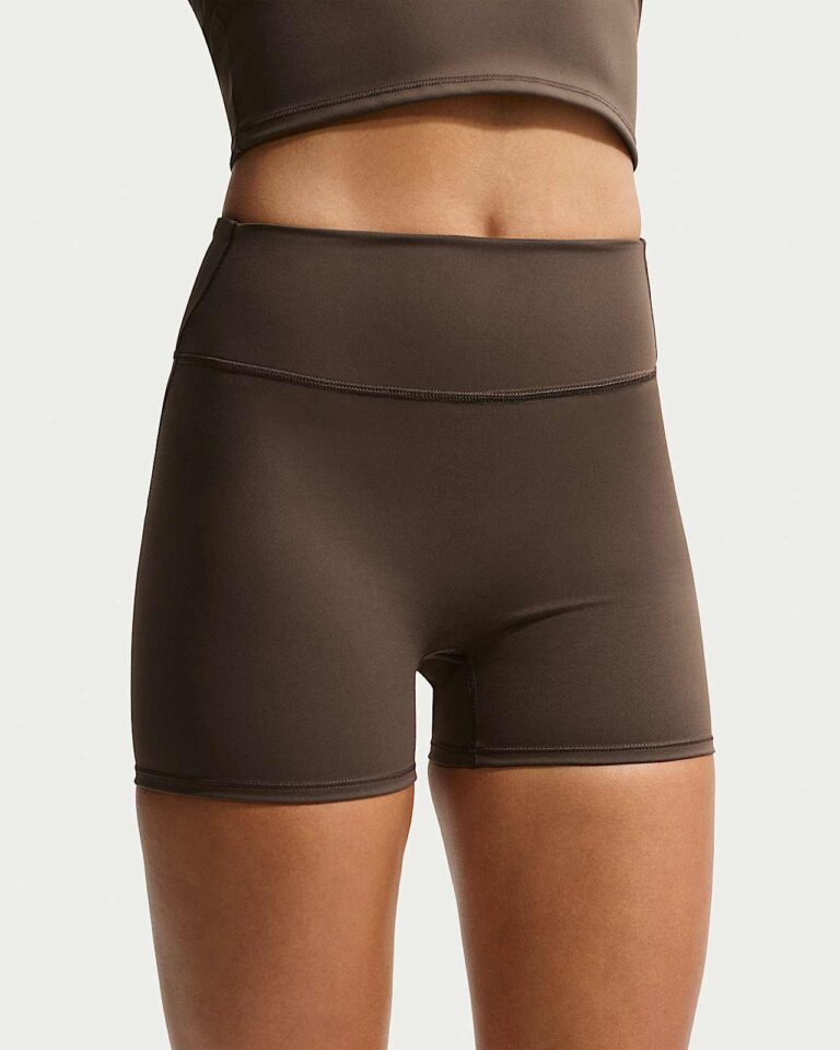 Шорты NikeSKIMS Matte High-Waisted 3″ Shorts «Dark Sepia» Женская