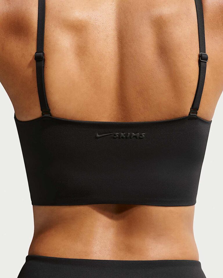 Топ NikeSKIMS Matte Cami Longline Bra «Obsidian» Женская