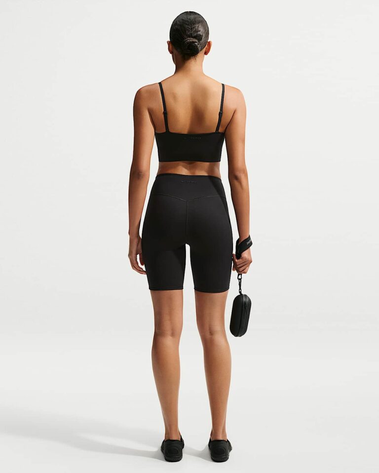 Топ NikeSKIMS Matte Cami Longline Bra «Obsidian» Женская
