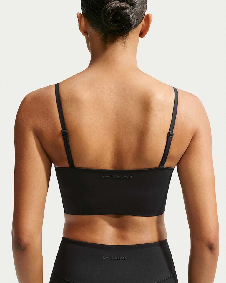 Топ NikeSKIMS Matte Cami Longline Bra «Obsidian» Женская