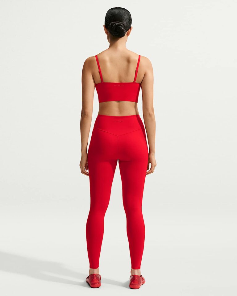 Топ NikeSKIMS Matte Cami Longline Bra «University Red» Женская