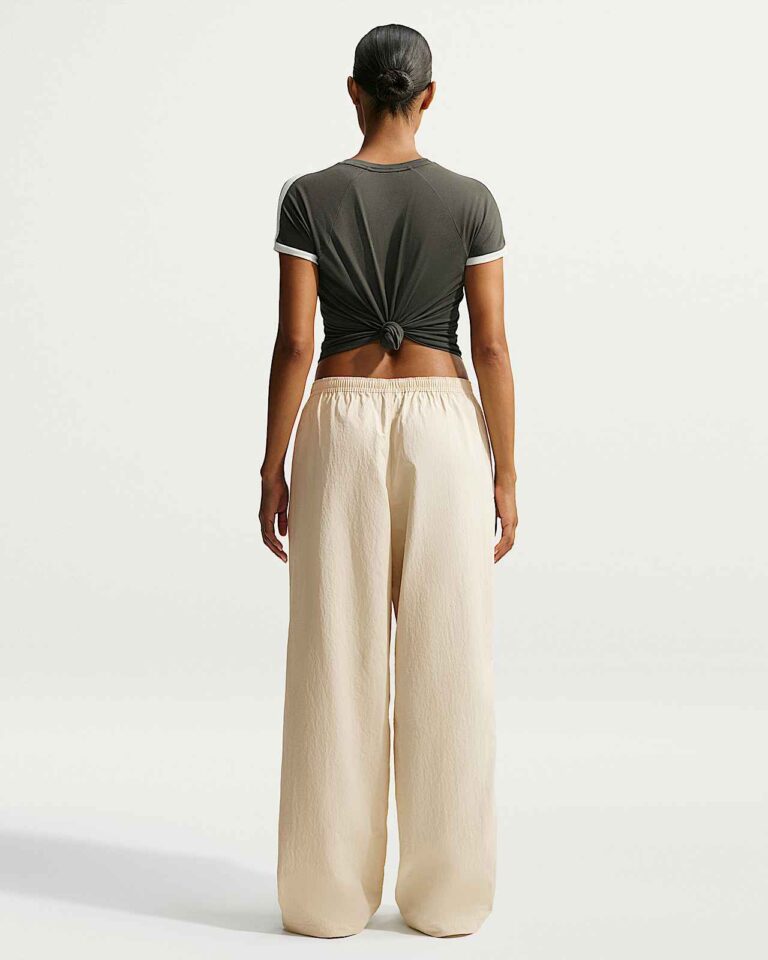 Брюки NikeSKIMS Crunchy Nylon Wide-Leg Pants «Parchment» Женская