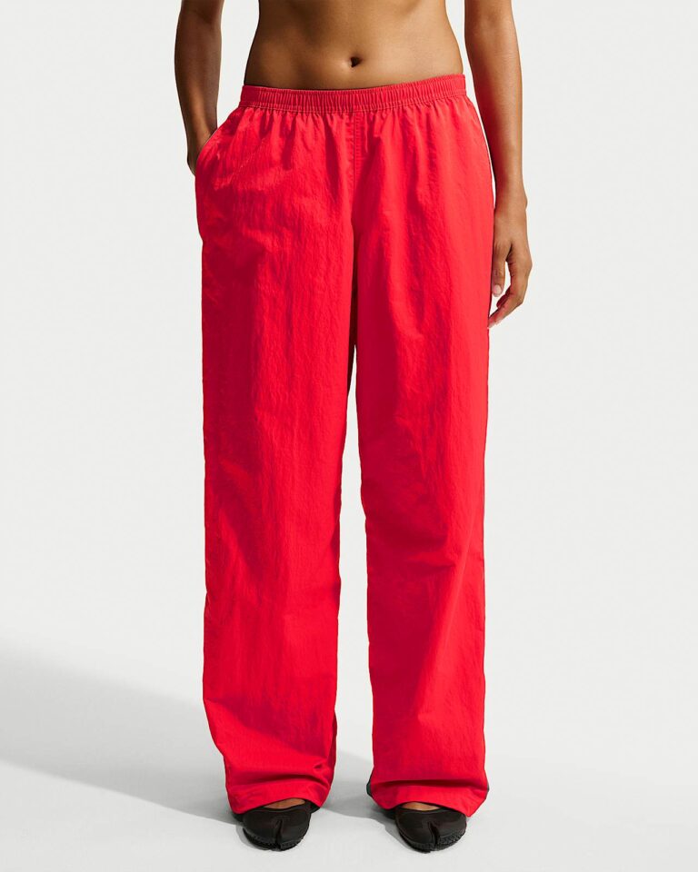 Брюки NikeSKIMS Crunchy Nylon Wide-Leg Pants «University Red» Женская