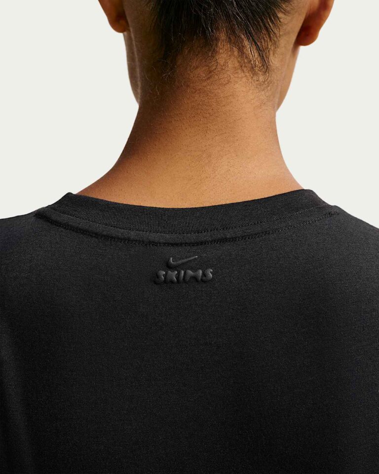 Майка NikeSKIMS Performance Cotton Blend Cropped Twist Tank Top «Obsidian/Boulder» Женская