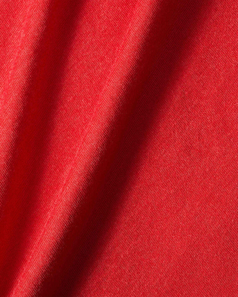 Футболка NikeSKIMS Performance Cotton Blend V-Neck Cropped Twist Short-Sleeve Top «University Red» Женская