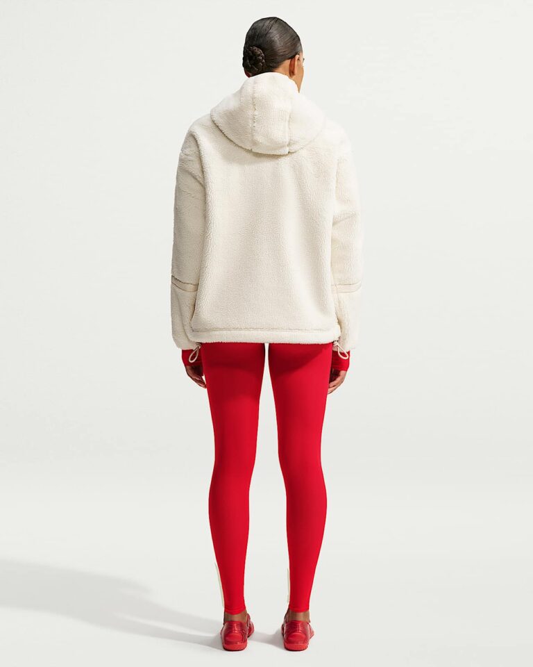 Куртка NikeSKIMS Sherpa Oversized Full-Zip Hooded Jacket «Ecru» Женская