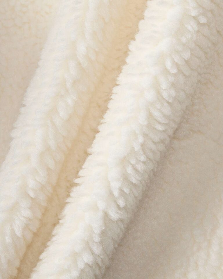 Куртка NikeSKIMS Sherpa Oversized Full-Zip Hooded Jacket «Ecru» Женская