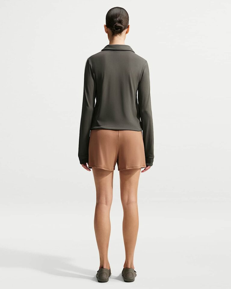 Шорты NikeSKIMS Stretch Knit 5″ Shorts «Carob Brown/Boulder» Женская