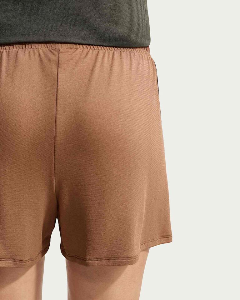 Шорты NikeSKIMS Stretch Knit 5″ Shorts «Carob Brown/Boulder» Женская