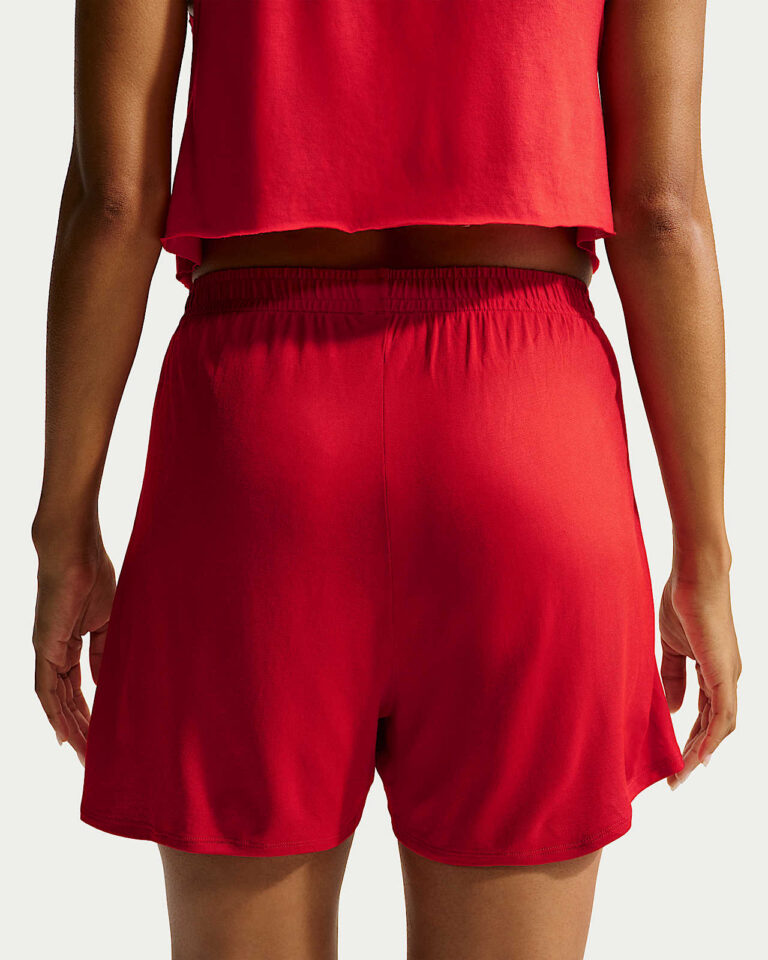 Шорты NikeSKIMS Stretch Knit 5″ Shorts «Sport Red/Ecru» Женская