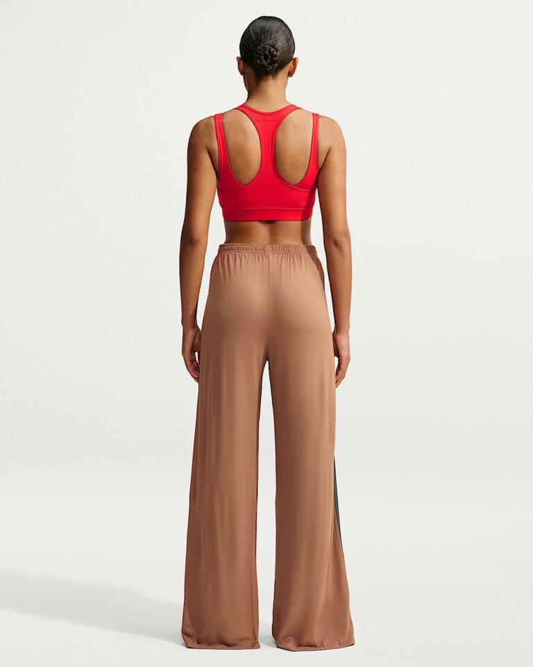 Брюки NikeSKIMS Stretch Knit Oversized Wide-Leg Pants «Carob Brown/Boulder» Женская
