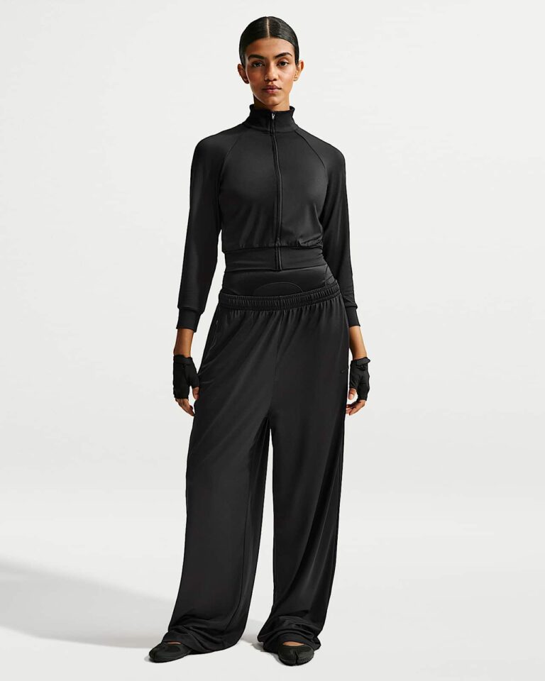 Брюки NikeSKIMS Airy Wide-Leg Pants «Obsidian» Женская