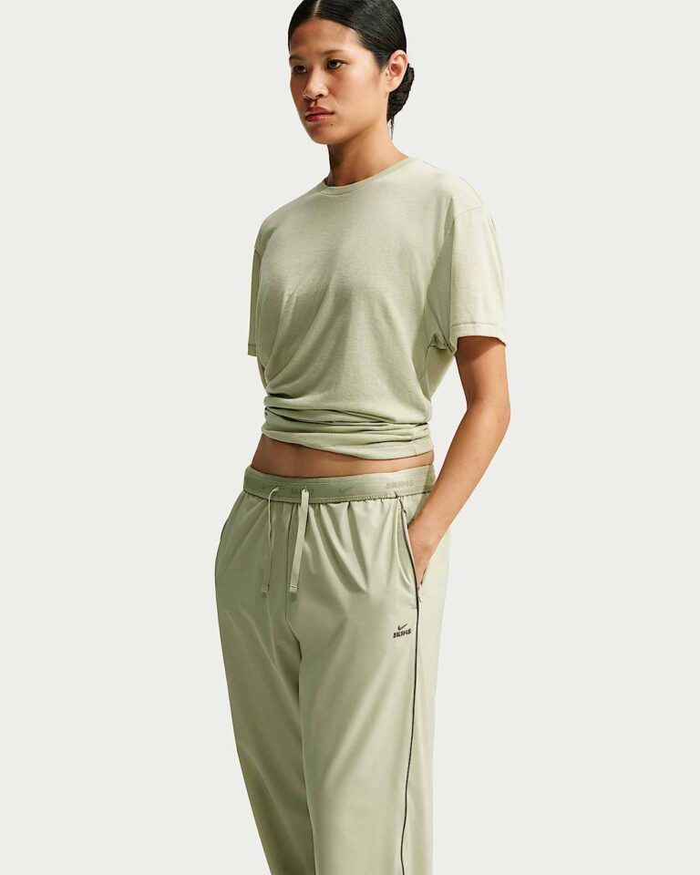 Футболка NikeSKIMS Performance Cotton Blend Oversized Short-Sleeve Top «Talc» Женская