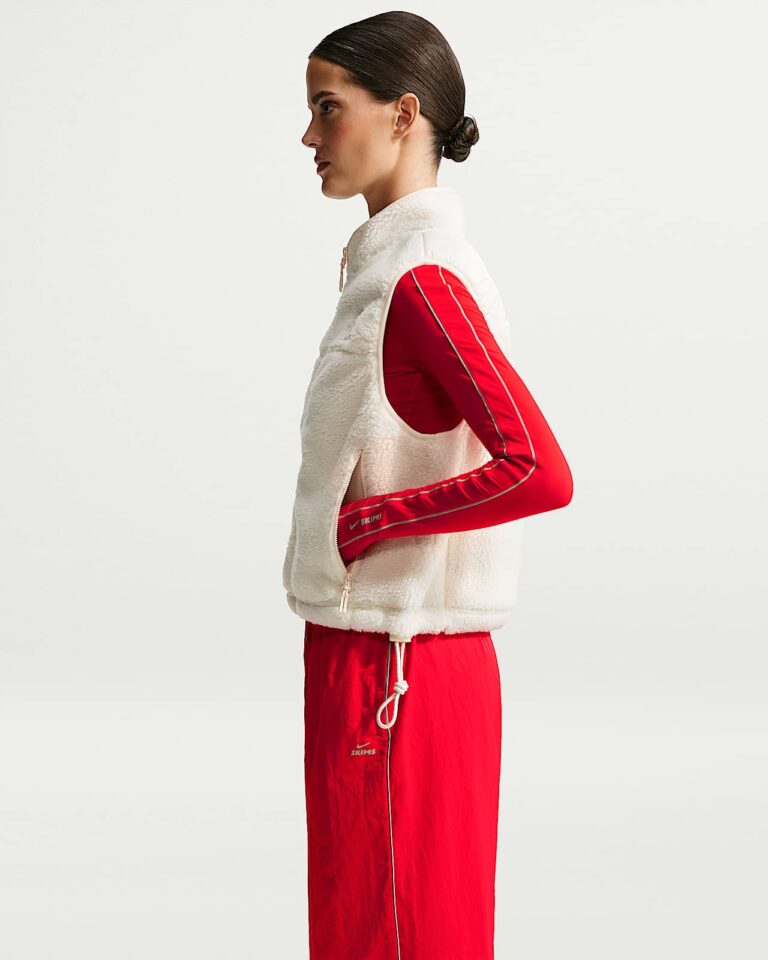 Жилет NikeSKIMS Sherpa Oversized Vest «Ecru» Женская
