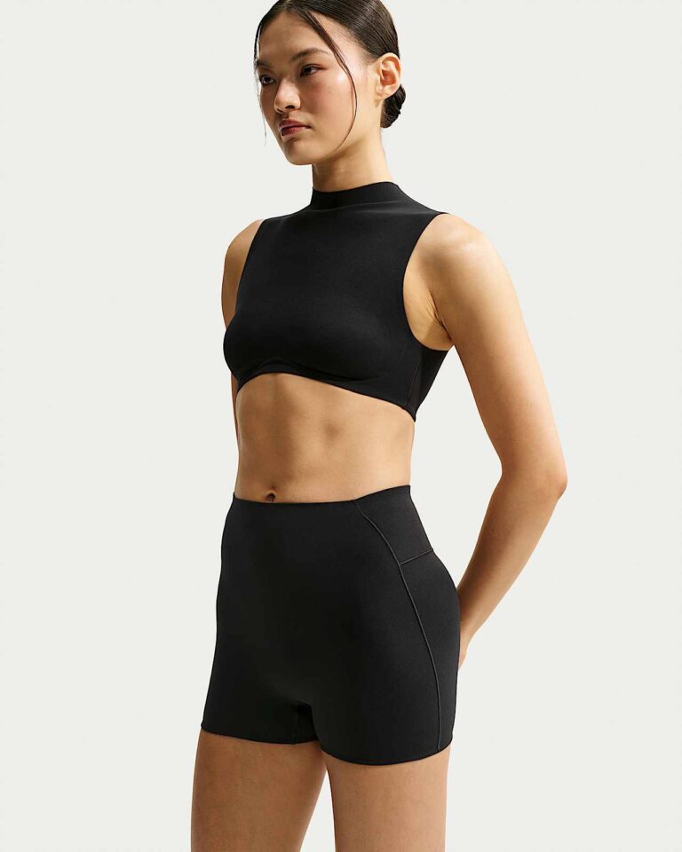 Шорты NikeSKIMS Studio Stretch 3″ Shorts «Obsidian» Женская