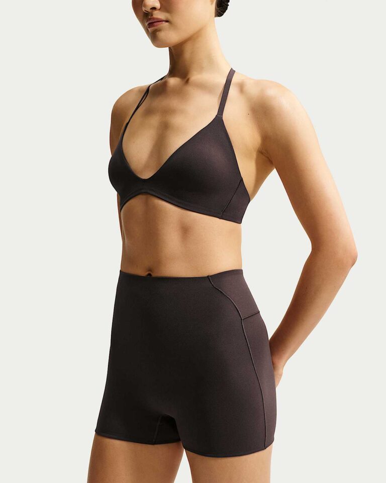 Шорты NikeSKIMS Studio Stretch 3″ Shorts «Dark Roast» Женская