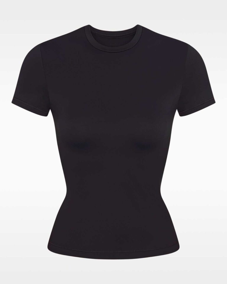Футболка NikeSKIMS Matte Padded Baby T-Shirt «Obsidian» Женская