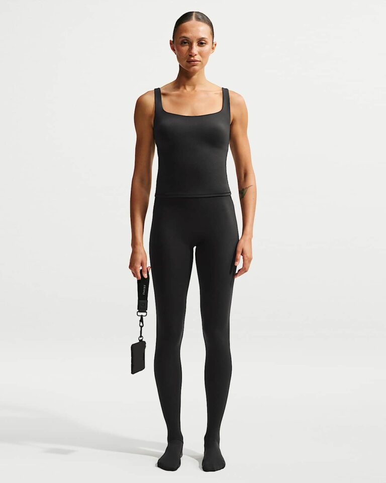 Майка NikeSKIMS Matte Square-Neck Tank «Obsidian» Женская
