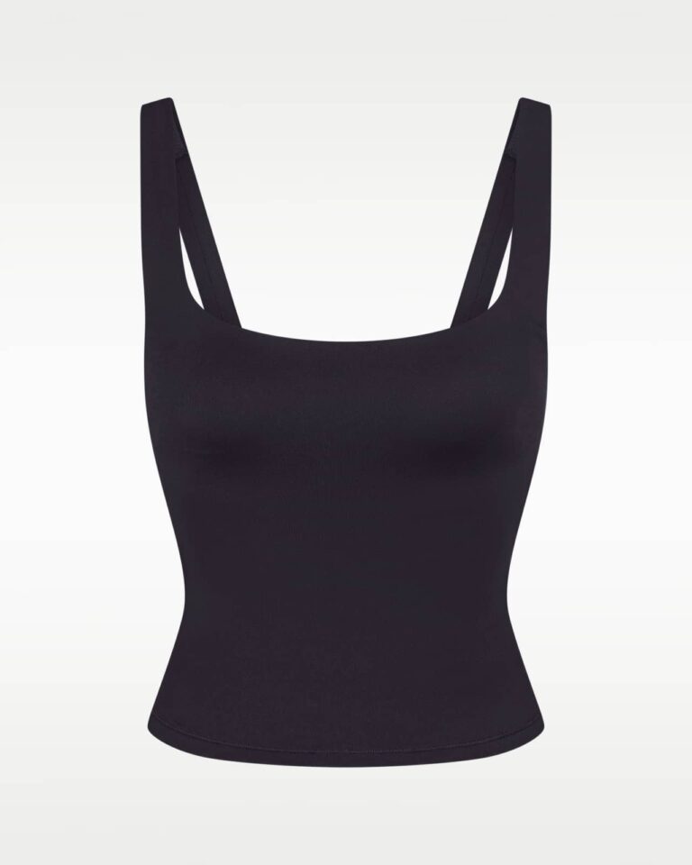 Майка NikeSKIMS Matte Square-Neck Tank «Obsidian» Женская