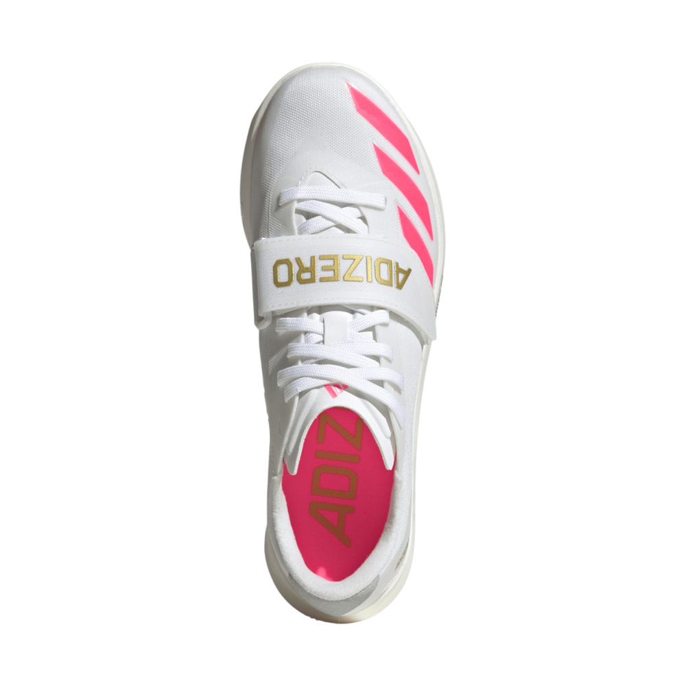 Adidas Adizero TJ/PV WC 'Cloud White / Core Black / Gold Metallic' Унисекс