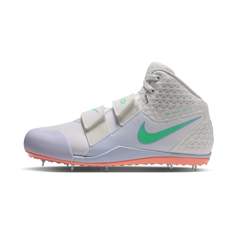 Nike Zoom Javelin Elite 3 'Summit White / Palest Purple / Aluminum / Electro Green' Унисекс