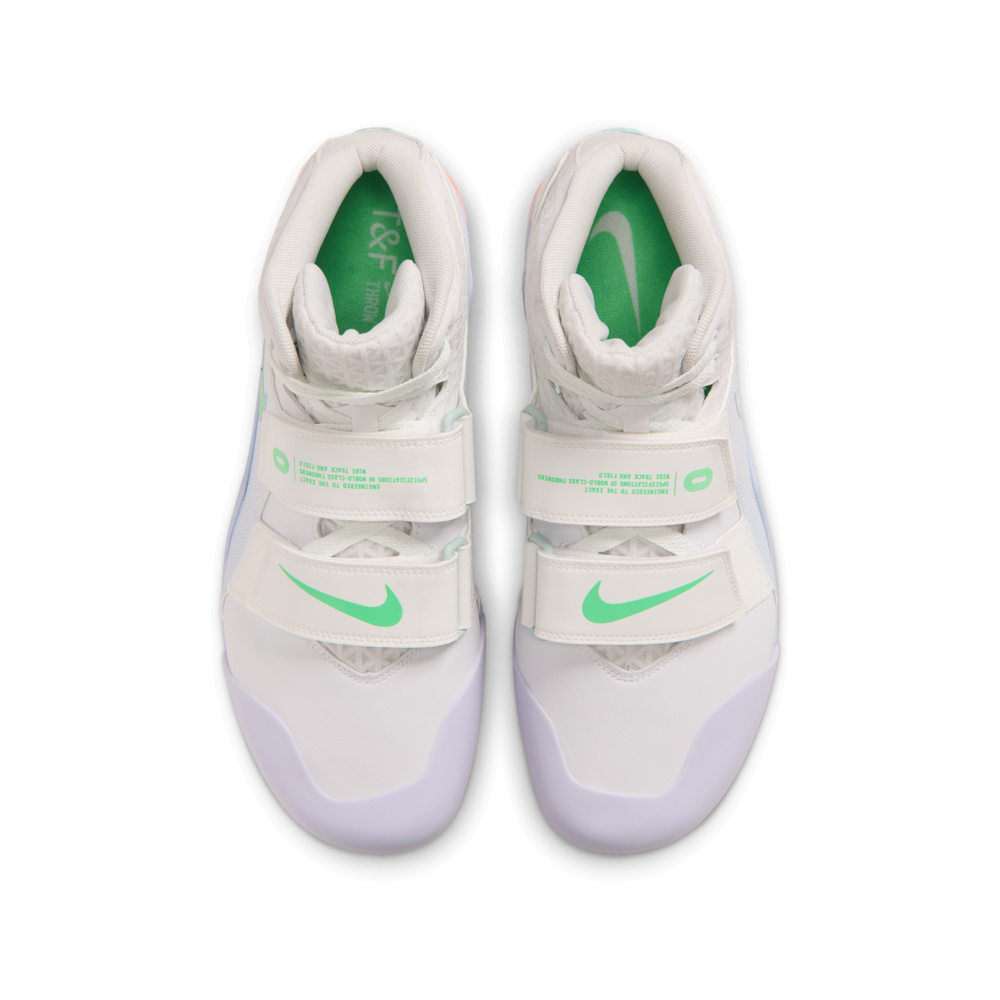 Nike Zoom Javelin Elite 3 'Summit White / Palest Purple / Aluminum / Electro Green' Унисекс