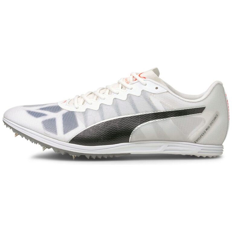 Puma evoSPEED Mid Distance 'White / PUMA Black / Lava Blast' Унисекс