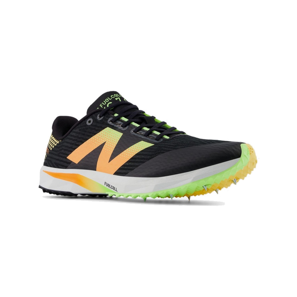 New Balance XC7 v5 'Black / bleached Lime Glo / hot Mango' Унисекс