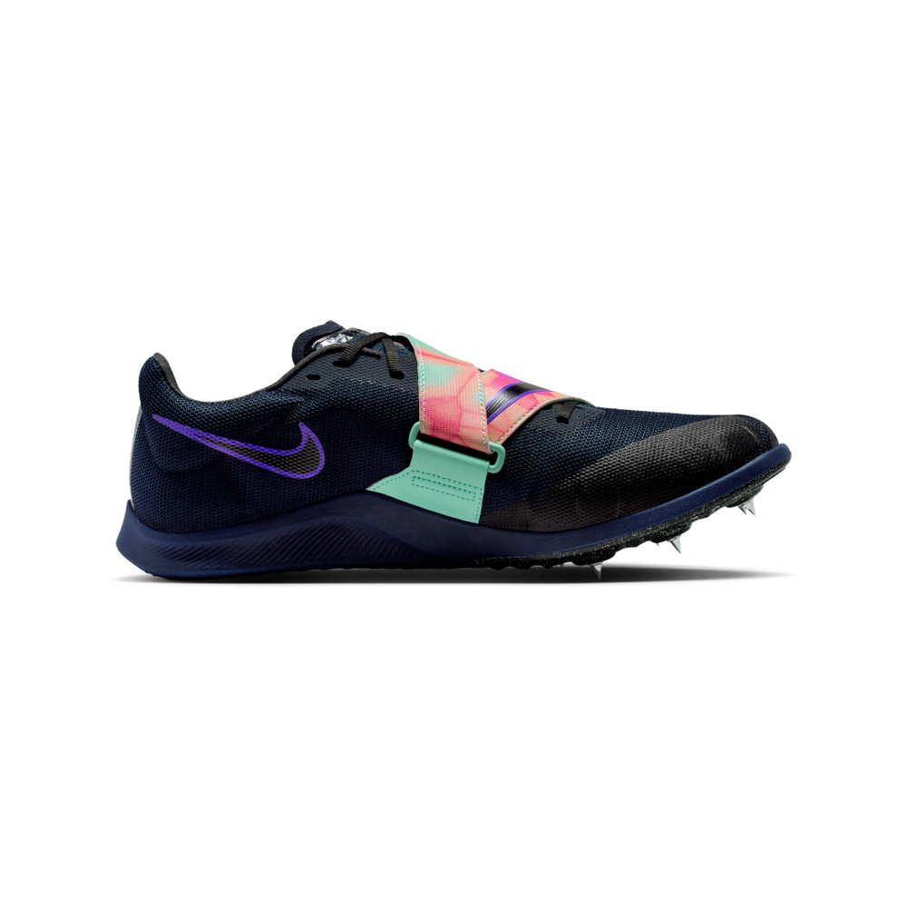 Nike Zoom Rival Jump 'Dark Obsidian / Emerald Rise / Flash Crimson / Black' Унисекс