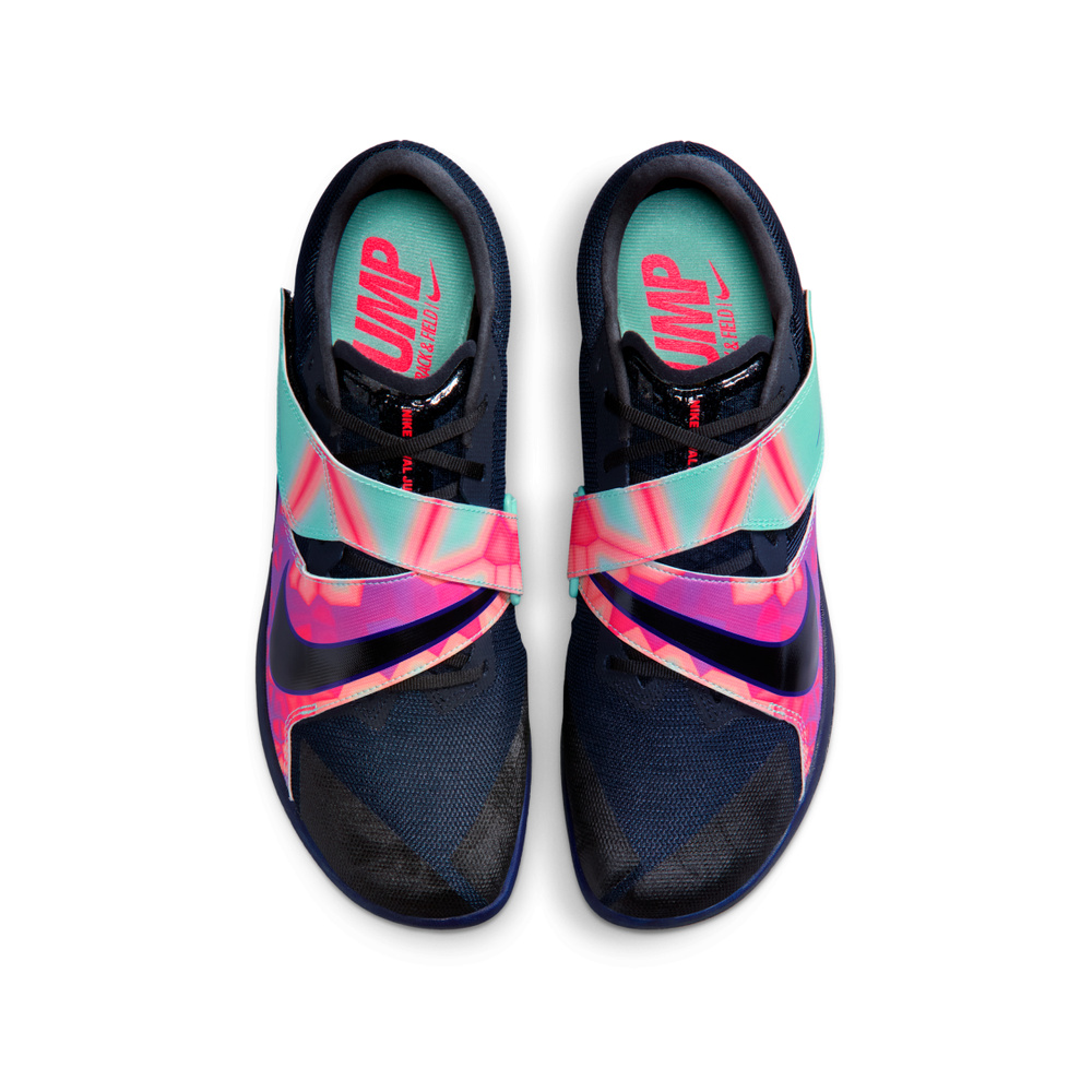 Nike Zoom Rival Jump 'Dark Obsidian / Emerald Rise / Flash Crimson / Black' Унисекс