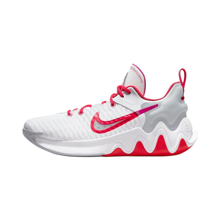 Nike Giannis Immortality 'White / Pink Prime / Pure Platinum / Siren Red' Мужские