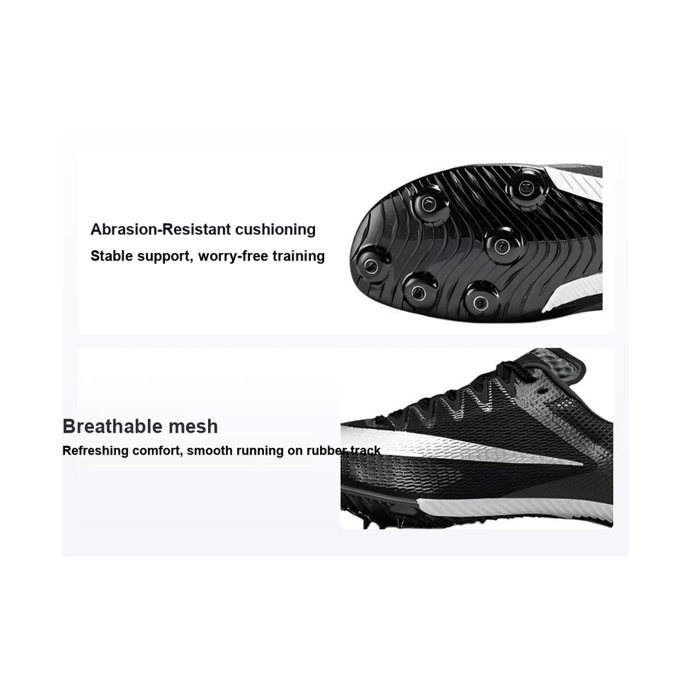 Nike Zoom Rival Sprint 'Black / Light Smoke Grey / Dark Smoke Grey / Metallic Silver' Унисекс