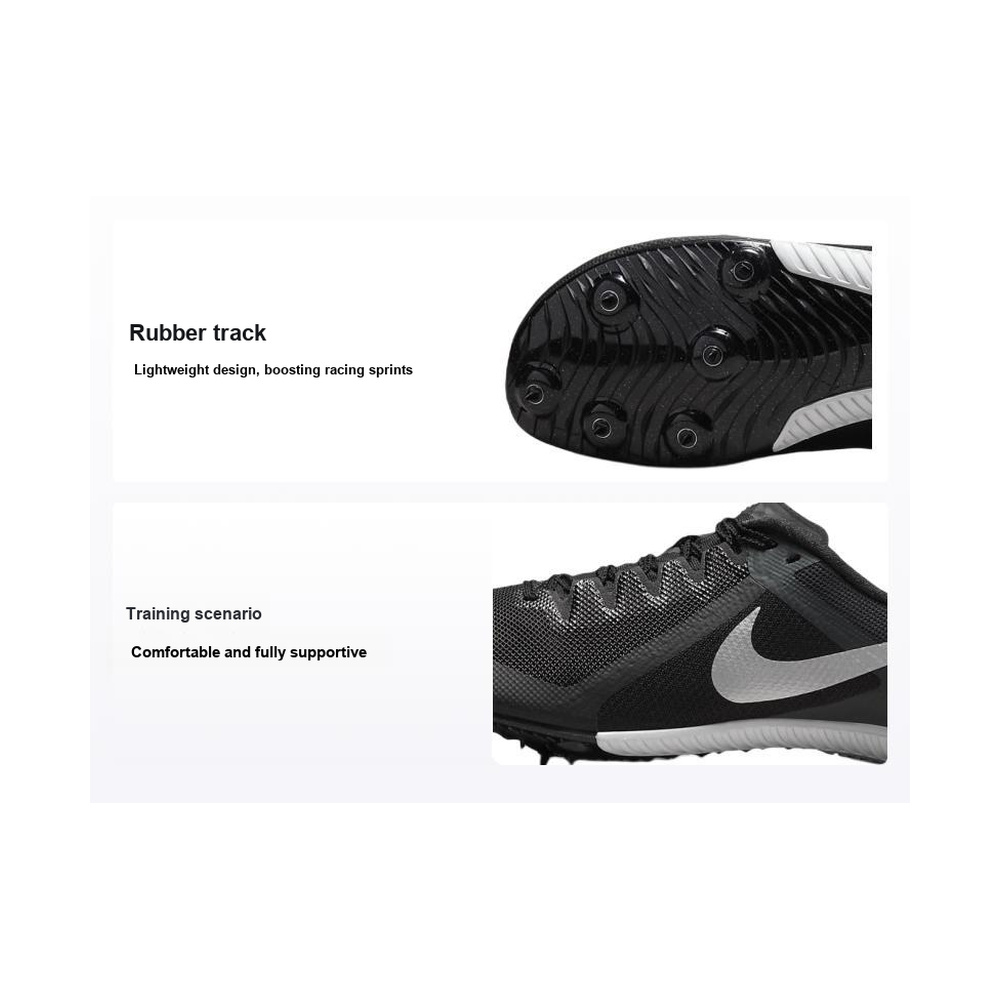 Nike Zoom Rival Multi 'Black / Light Smoke Grey / Dark Smoke Grey / Metallic Silver' Унисекс
