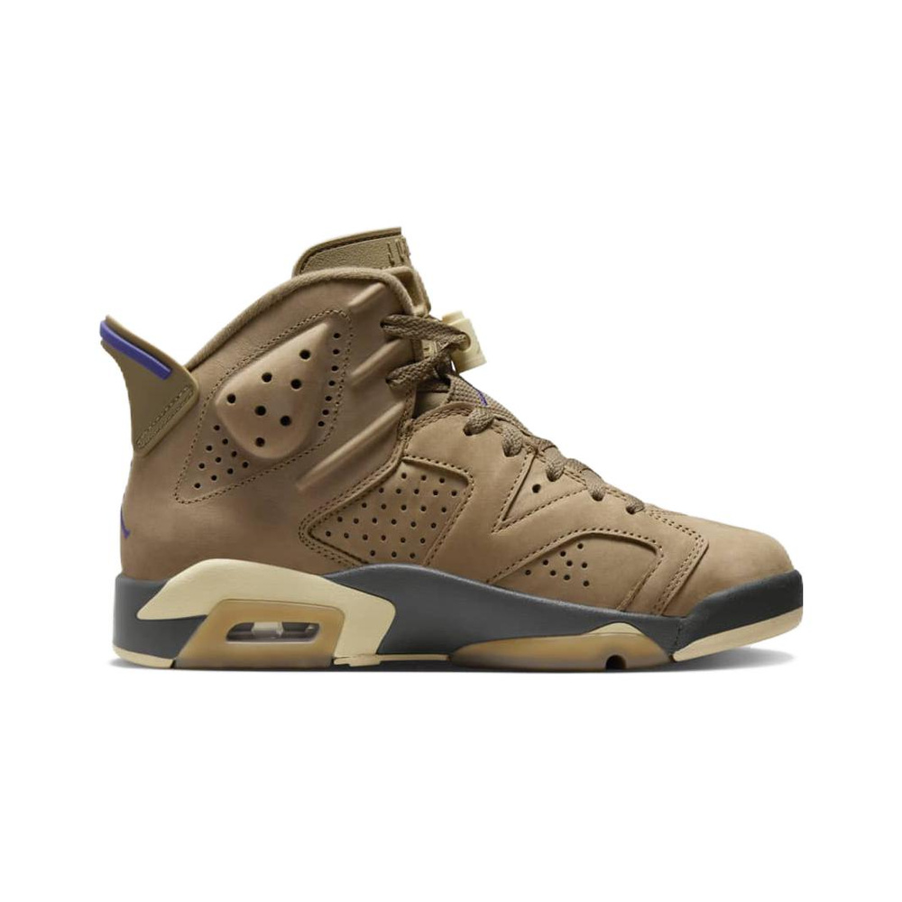 Air Jordan 6 GTX 'Brown Kelp / Shadow Brown / Court Purple / Team Gold' Женские